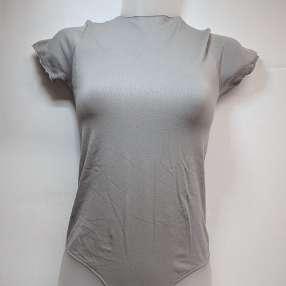 NWOT Short Sleeve Crew Neck Bodysuit-L/XL - Picture 1 of 5